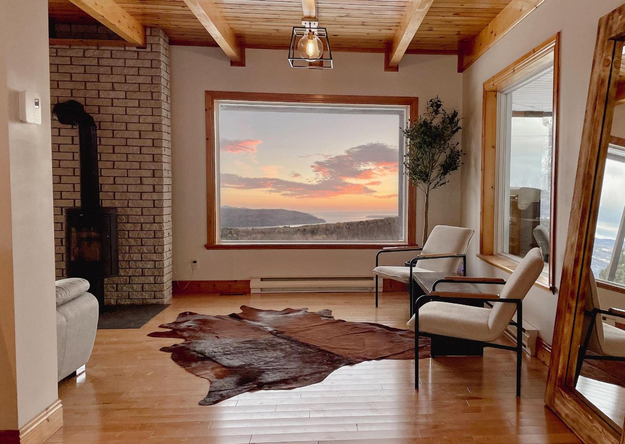 Gorgeous View 10 Min To Massif Hot Tub And Garage Vila Baie-Saint-Paul Exterior foto